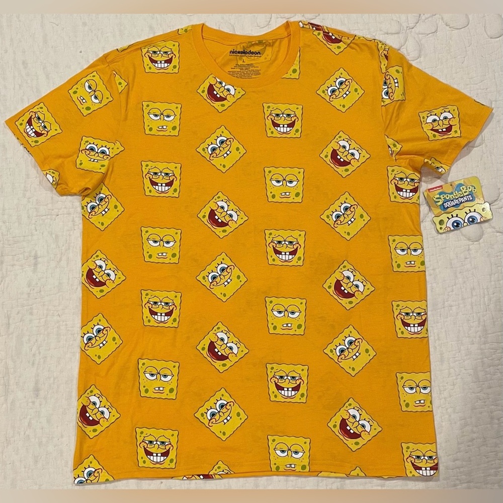 Nickelodeon SpongeBob t-shirt size large nwts
